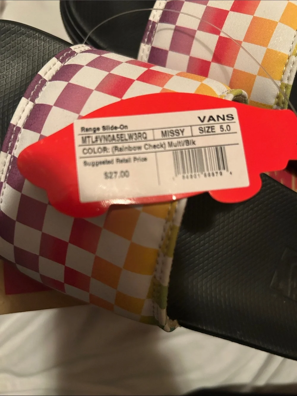 Van checkered slides